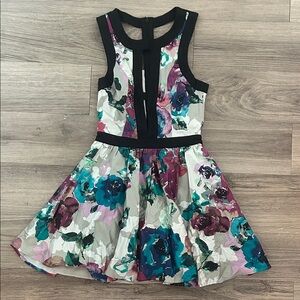 KEEPSAKE the Label Floral Kids Dress - Black and Multicolor